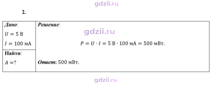 Скан решения номера 2