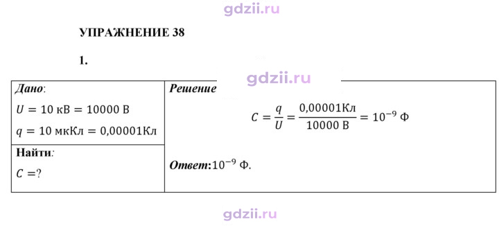 Скан решения номера 1