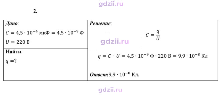 Скан решения номера 2