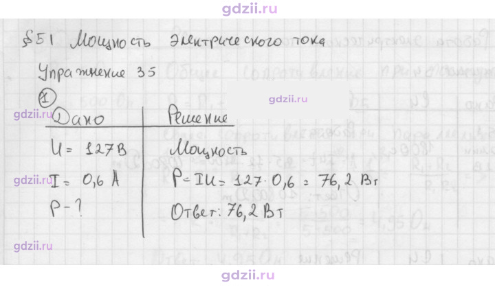 Скан решения номера 1