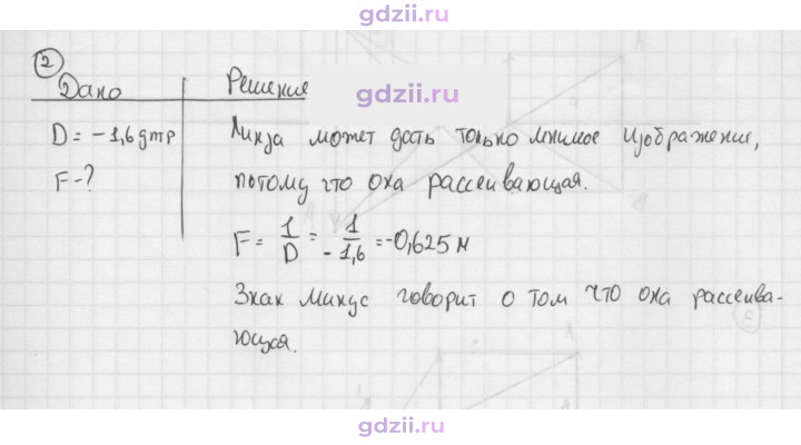 Скан решения номера 2