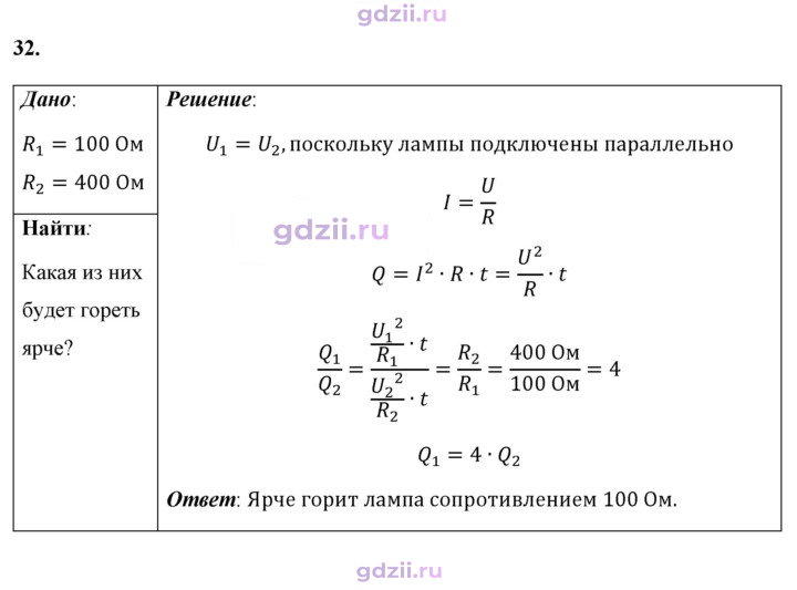 Скан решения номера 32