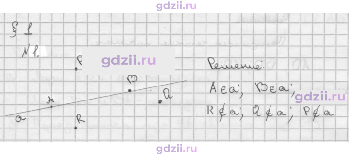 Скан решения номера 1