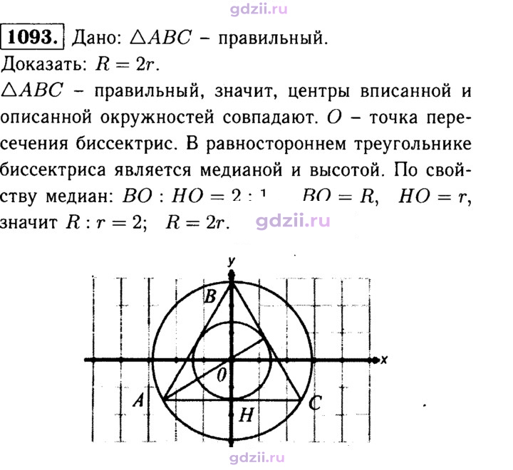 Скан решения номера 1093