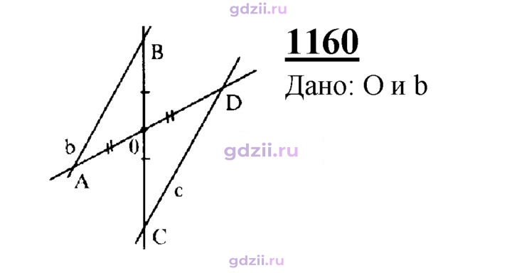 Скан решения номера 1160