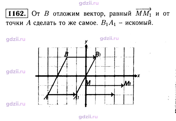 Скан решения номера 1162