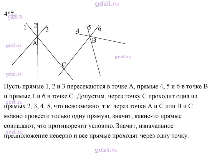 Скан решения номера 417