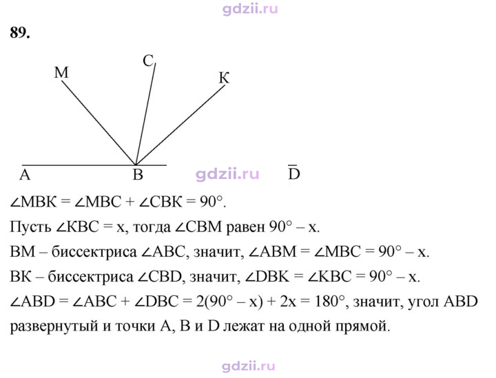 Скан решения номера 89