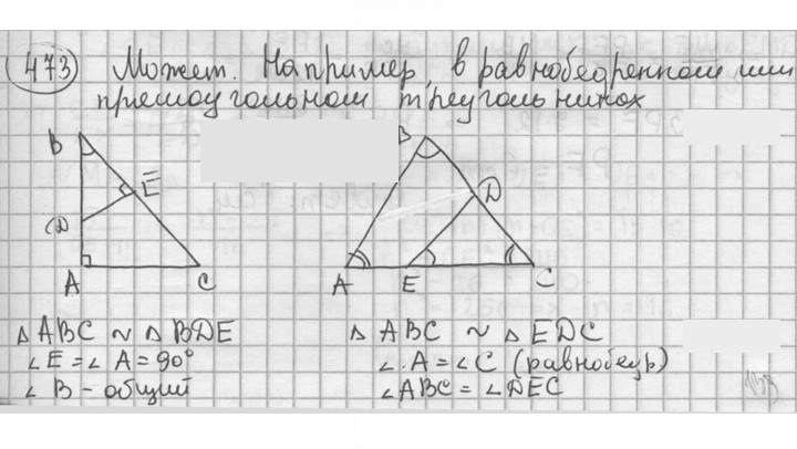 Скан решения номера 473