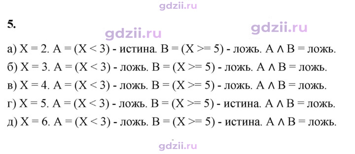 Скан решения номера 5
