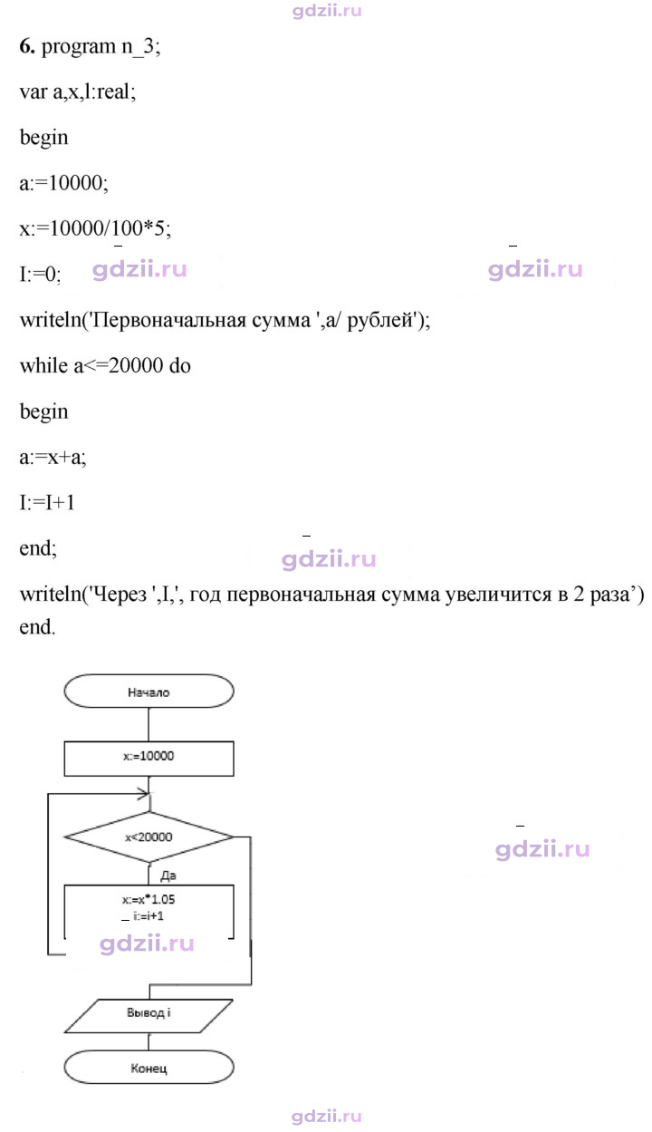 Скан решения номера 6