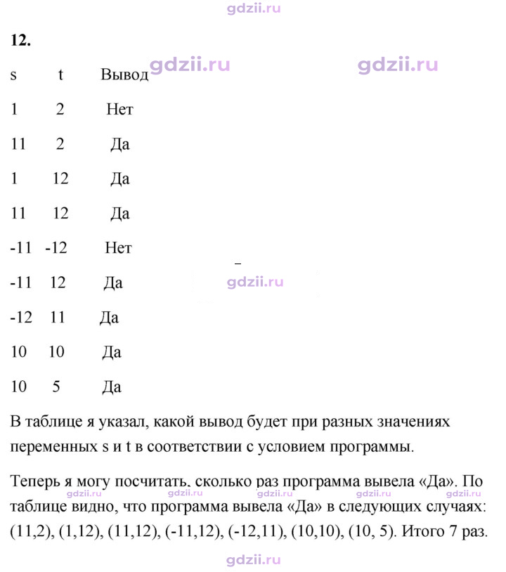 Скан решения номера 12