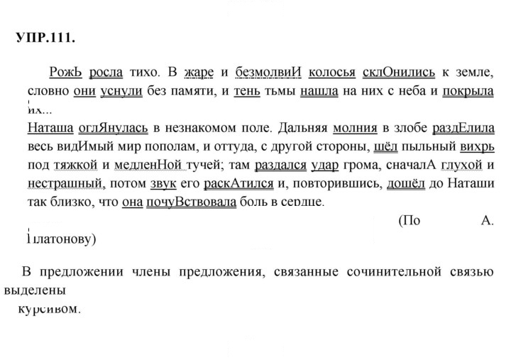 Скан решения номера 111