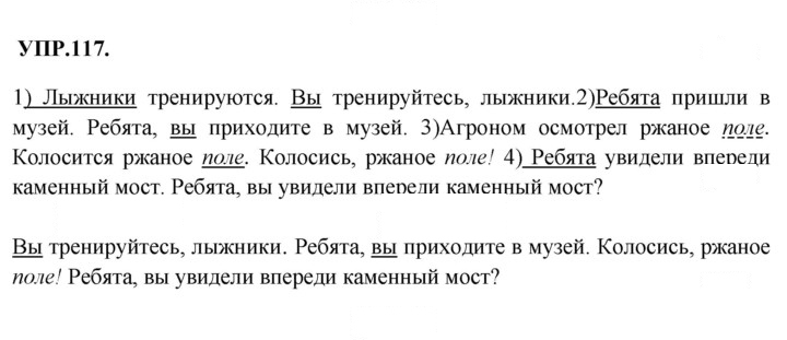 Скан решения номера 117