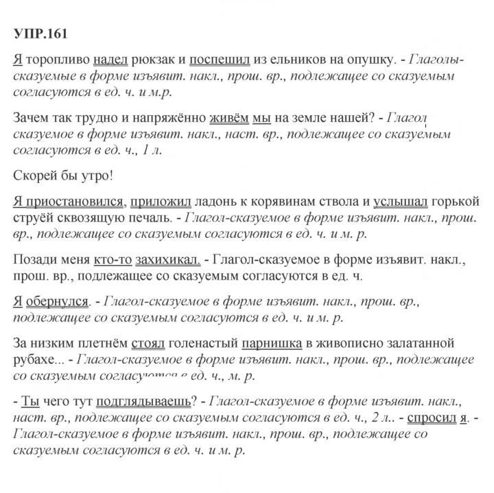 Скан решения номера 161