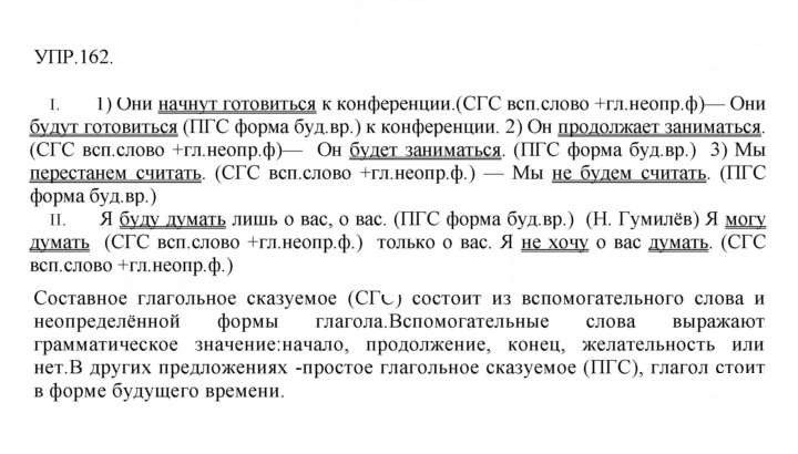 Скан решения номера 162