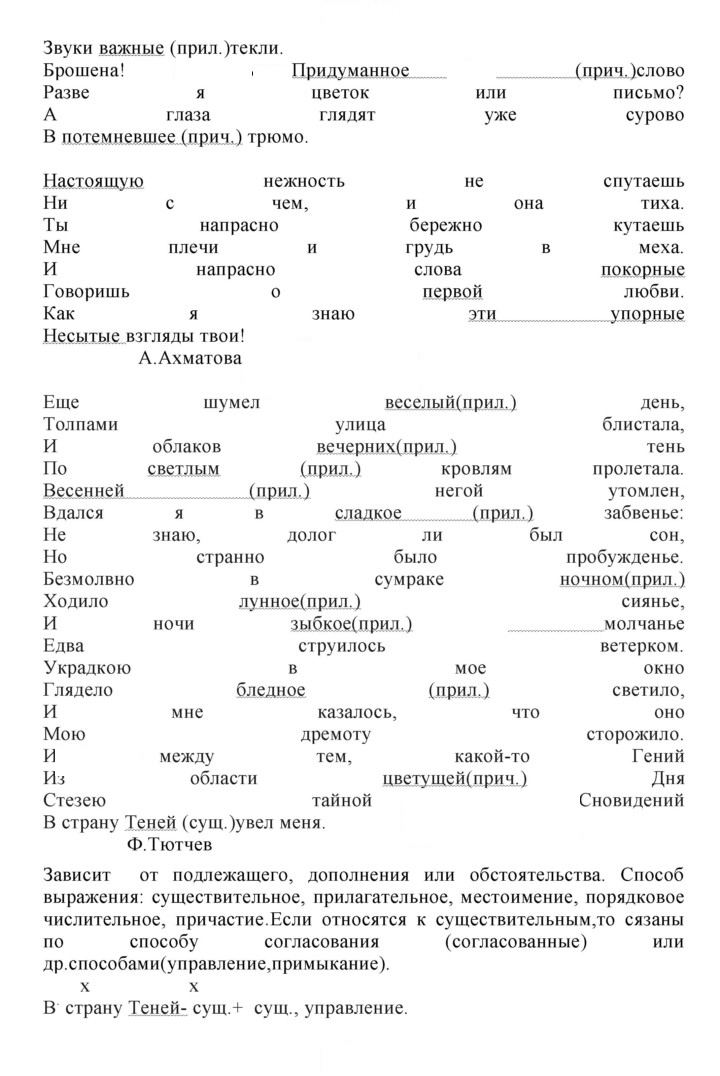 Скан решения номера 205