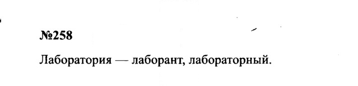 Скан решения номера 258