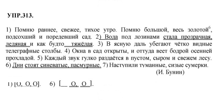 Скан решения номера 313