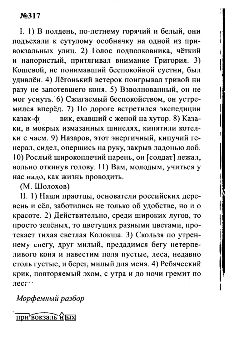Скан решения номера 317