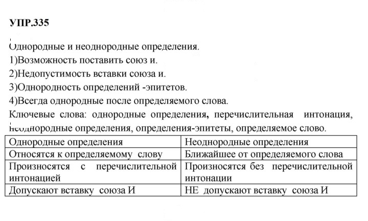 Скан решения номера 335