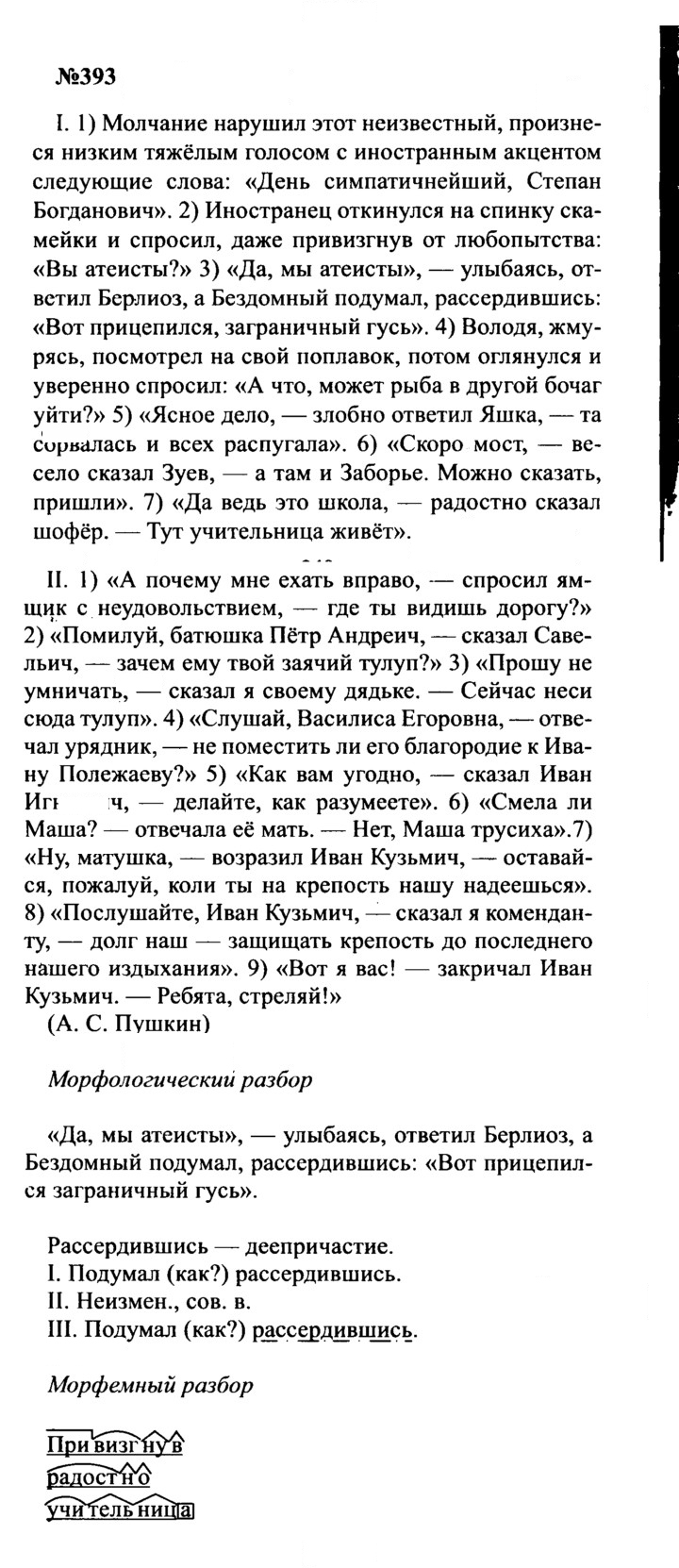 Скан решения номера 393
