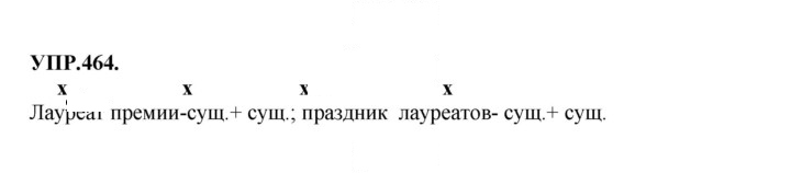 Скан решения номера 464