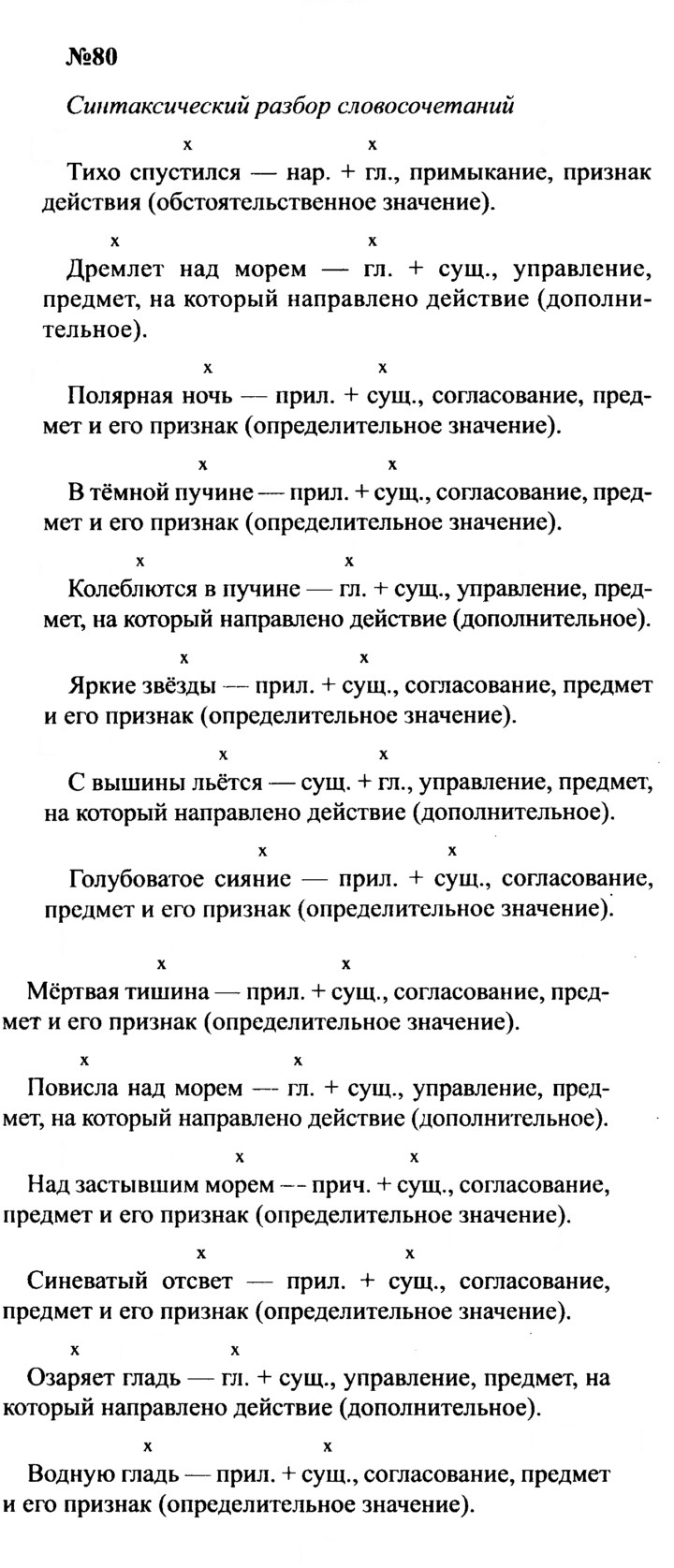 Скан решения номера 80