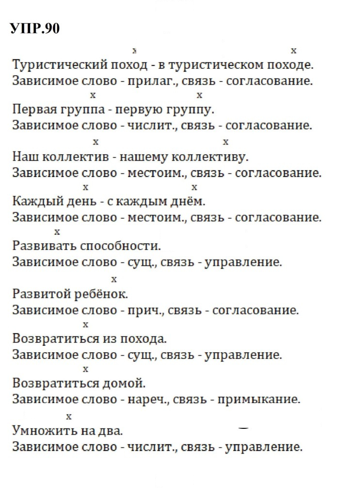 Скан решения номера 90