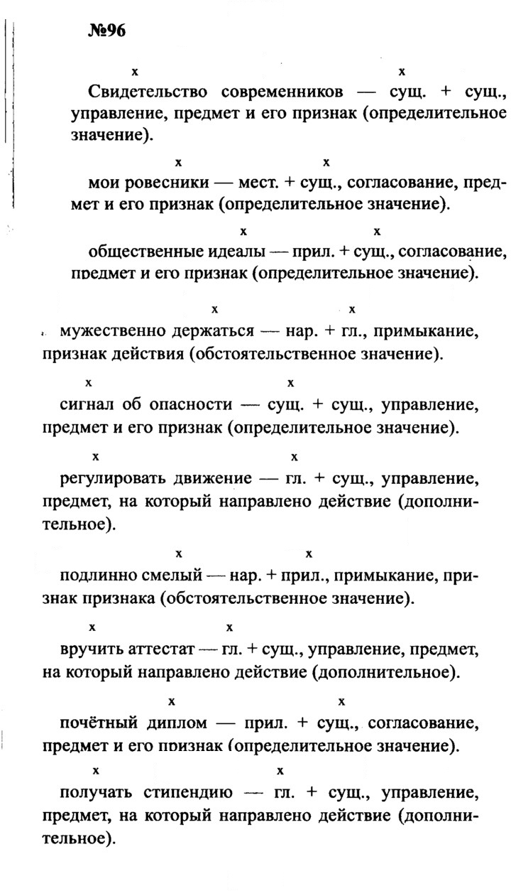 Скан решения номера 96