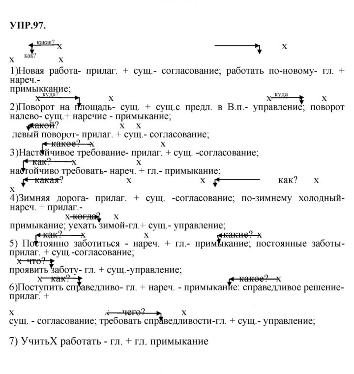 Скан решения номера 97