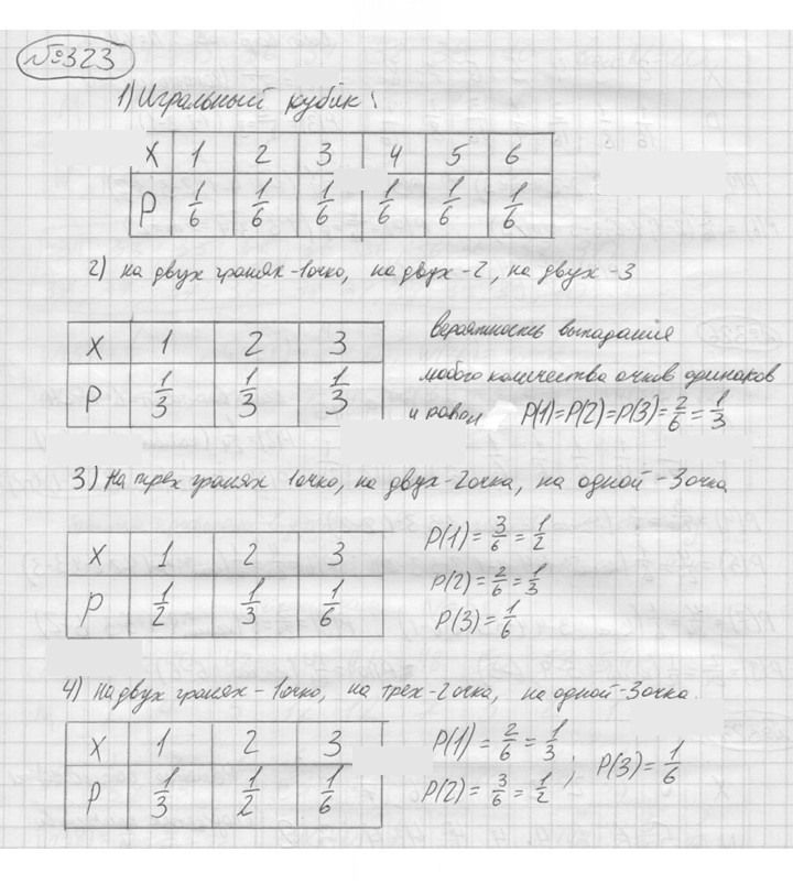Скан решения номера 323