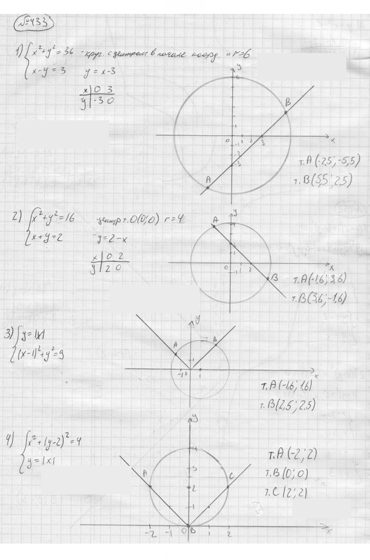 Скан решения номера 433