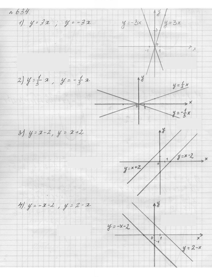 Скан решения номера 634