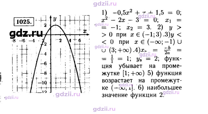 Скан решения номера 1026