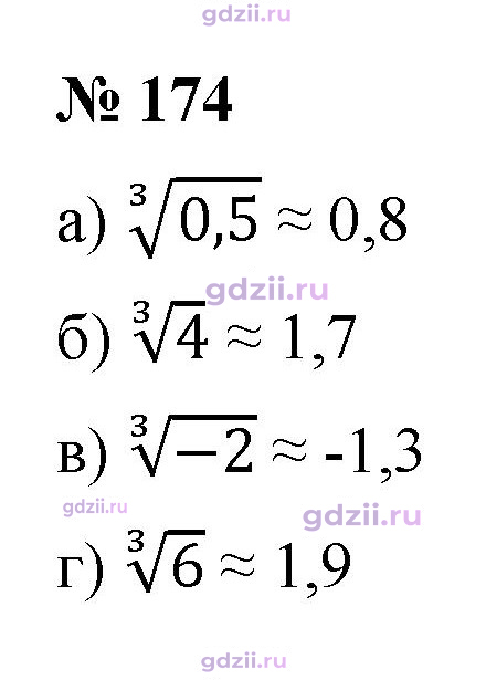 Скан решения номера 174