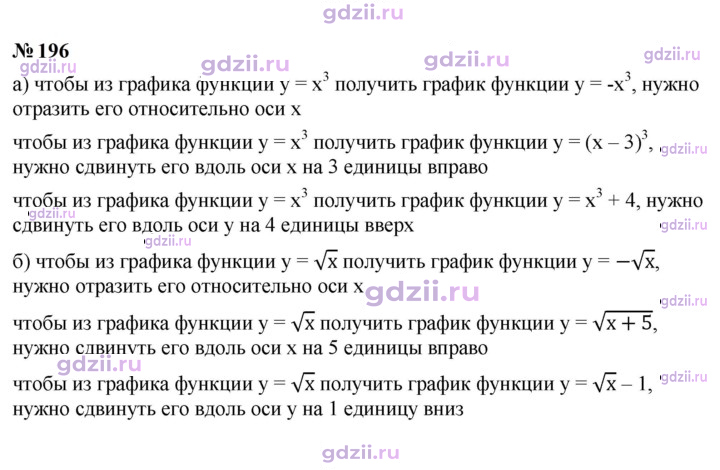 Скан решения номера 196