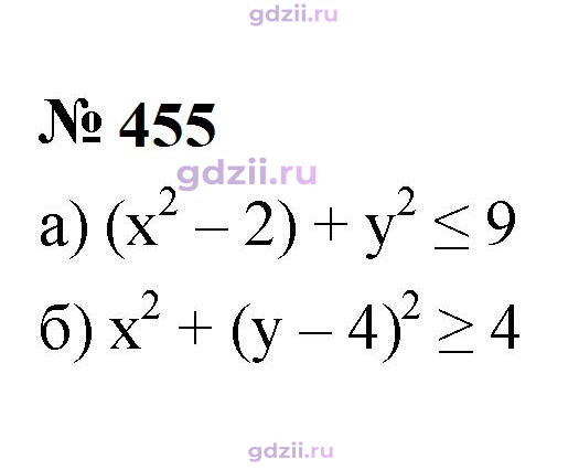 Скан решения номера 455