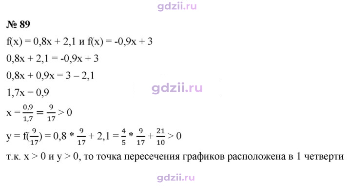 Скан решения номера 89