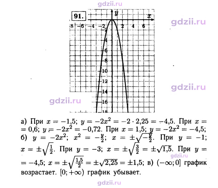 Скан решения номера 91