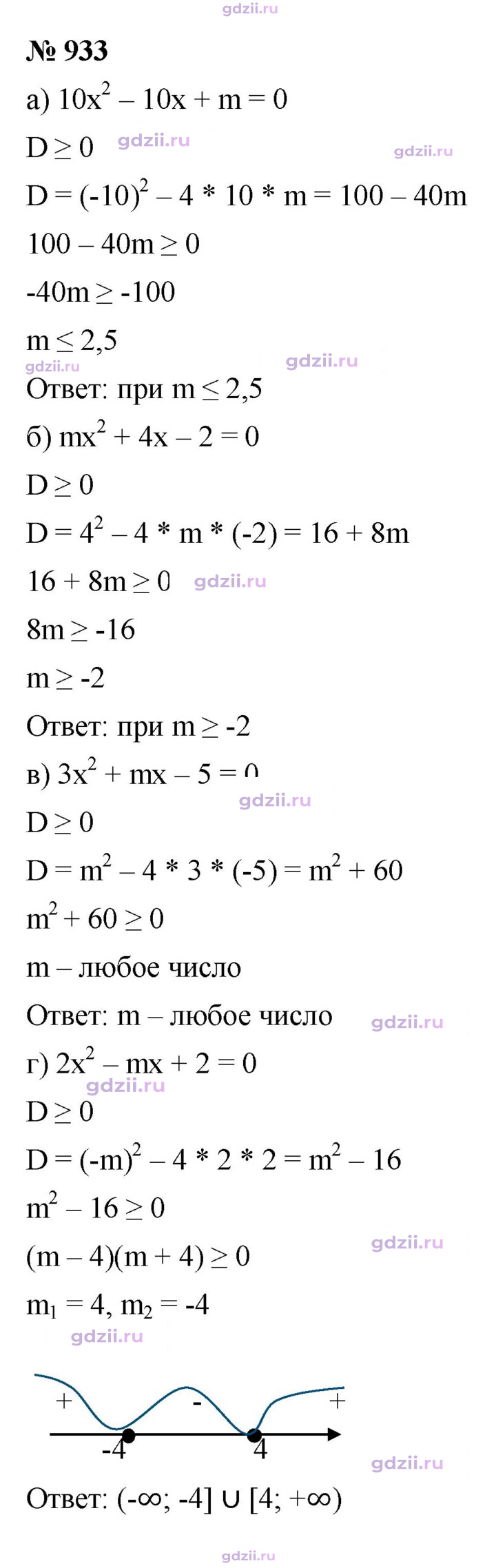 Скан решения номера 933