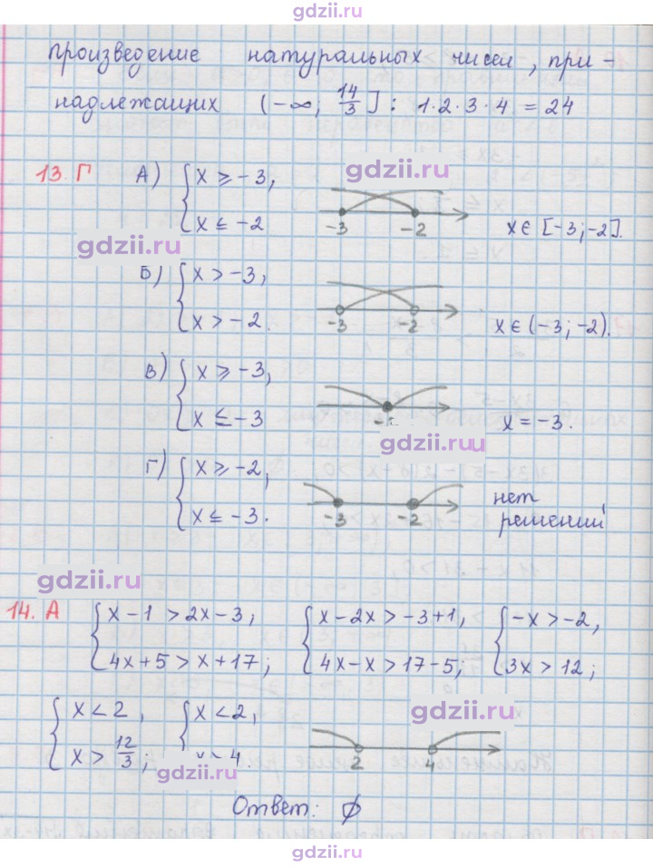 Скан решения номера 1