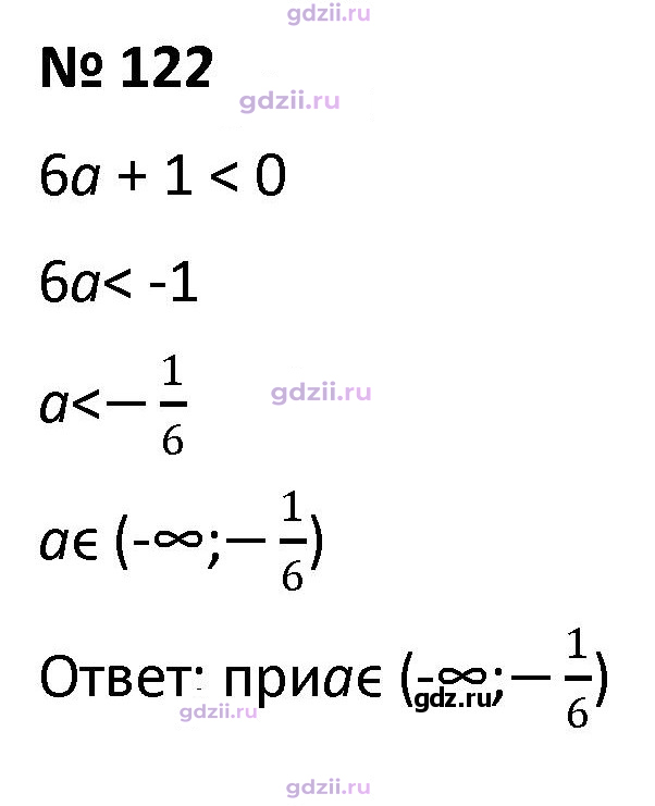 Скан решения номера 122