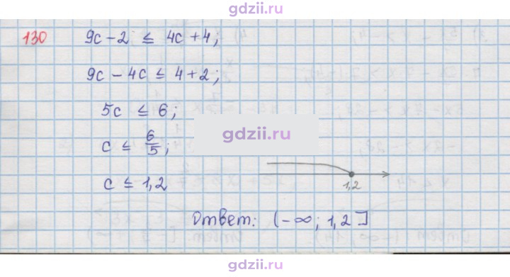 Скан решения номера 130