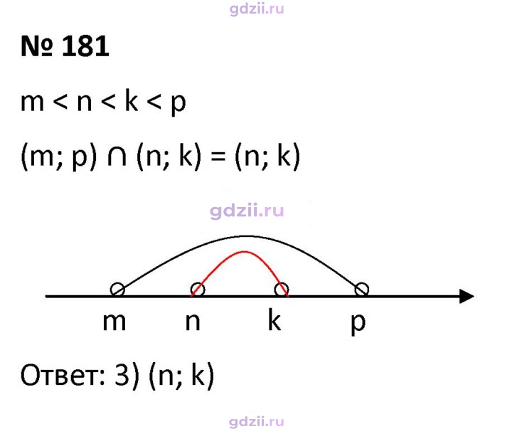 Скан решения номера 181