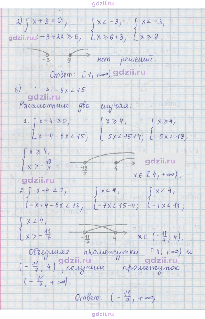 Скан решения номера 205