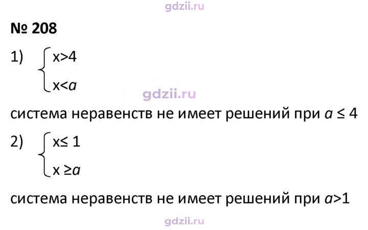 Скан решения номера 208