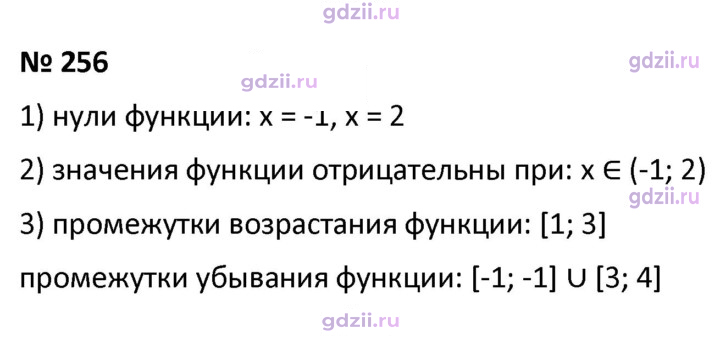 Скан решения номера 256