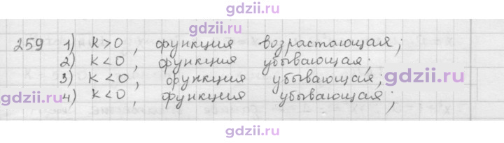 Скан решения номера 259