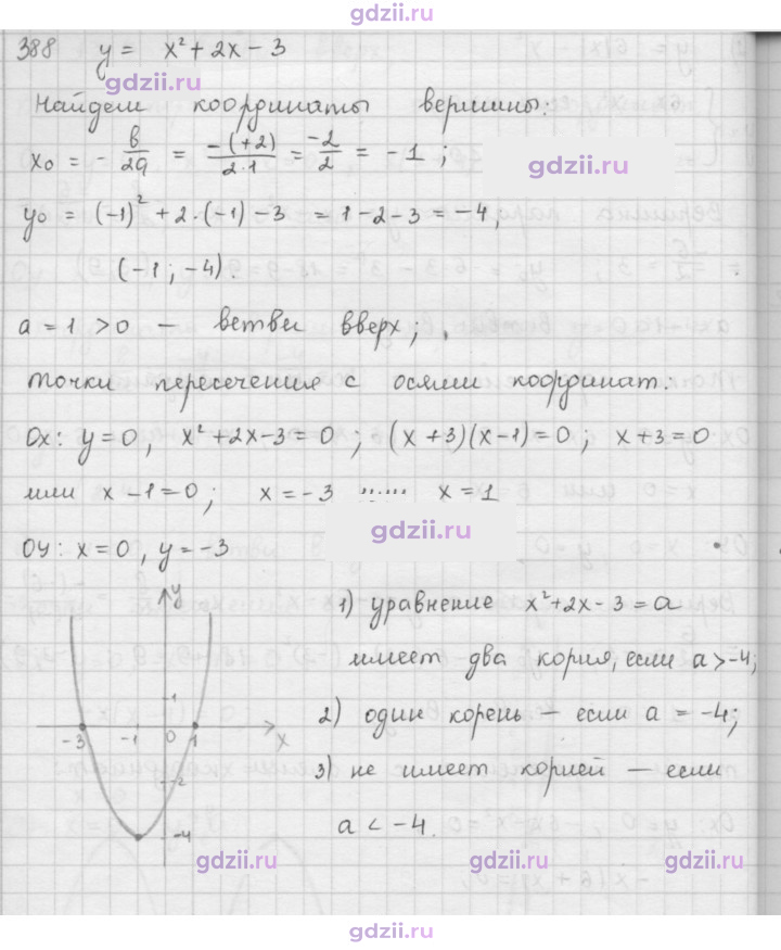 Скан решения номера 388